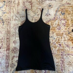 Alexander Wang Black Fitted Sleeveless Camisole